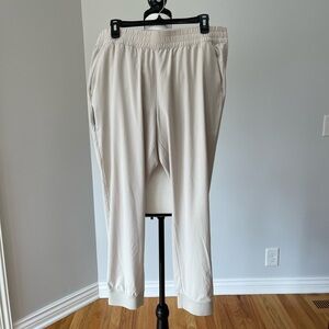BR Standard jogger elastic waist banded bottom athleisure casual modest lounge.